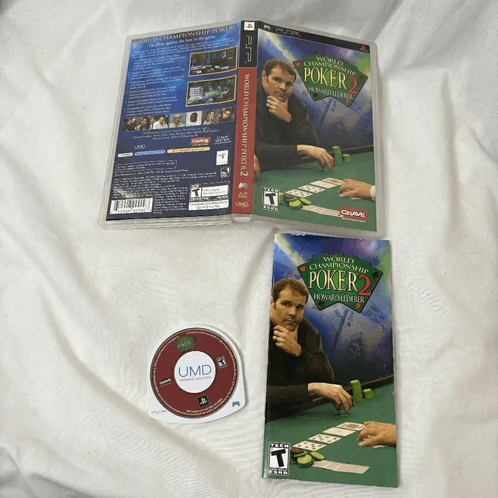 World Championship Poker 2 (Sony PSP, 2005) Complete & Tested